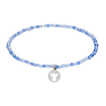 Armbänder - Glasstein - Edelstahl - Schutzengel
