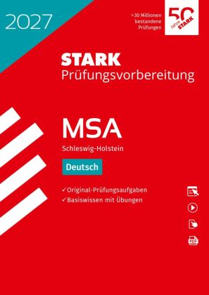 STARK Deutsch - MSA 2027 Schleswig-Holstein - Prüfungsvorbereitung, m. 1 Buch, m. 1 Beilage