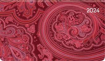 Ladytimer Pad Arabian Pattern 2024 - Taschen-Kalender 15,6x9 cm - Muster - Weekly - 128 Seiten - Not