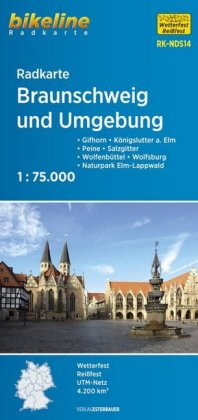 Bikeline Radkarte Braunschweig und Umgebung