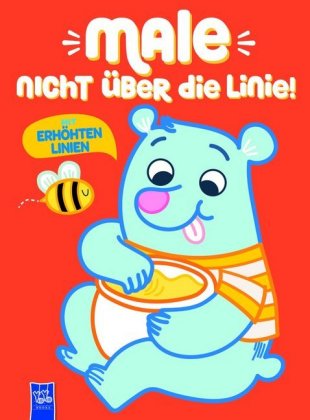 Male nicht über die Linie - Rot