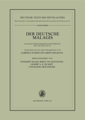 Der deutsche Malagis nach den Heidelberger Handschriften cpg 340 und 315