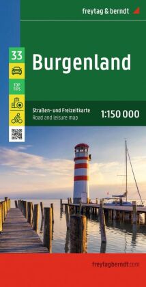 freytag & berndt Straßenkarte Burgenland 1:150.000