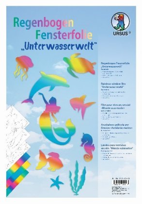 URSUS Regenbogen-Fensterfolie "Unterwasserwelt"