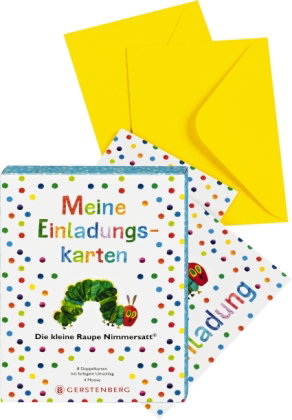 Die kleine Raupe Nimmersatt - Meine Einladungskarten