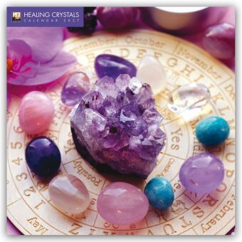 Healing Crystals - Heilsteine - Heilkristalle 2027 - Original Flame Tree Publishing-Kalender [Kalend