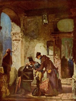 Carl Spitzweg - Zollrevision (Päpstliche Zollwache) - 500 Teile (Puzzle)
