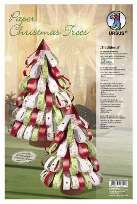 Paper Christmas Trees "Traditional" (2 Stück)