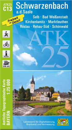ATK25-C13 Schwarzenbach a.d.Saale (Amtliche Topographische Karte 1:25000)