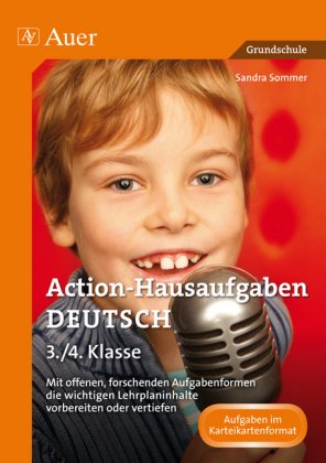 Action-Hausaufgaben Deutsch 3./4. Klasse