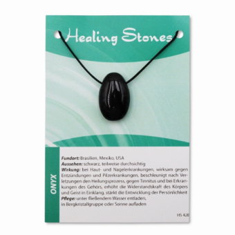 Onyx Maxicard Healing Stones, R143-42