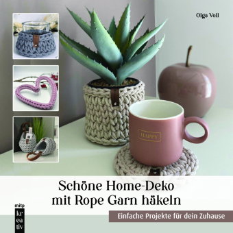 Schöne Home-Deko mit Rope Garn häkeln