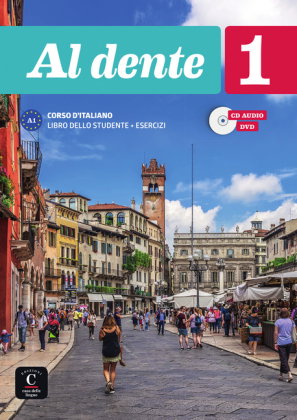 Al dente - Internationale Ausgabe. Libro dello studente + esercizi, m. Audio-CD + DVD. Bd.1