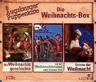 Augsburger Puppenkiste - Die Weihnachtsbox, 3 Audio-CD