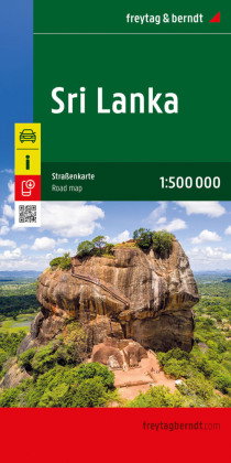 freytag & berndt Straßenkarte Sri Lanka 1:500.000