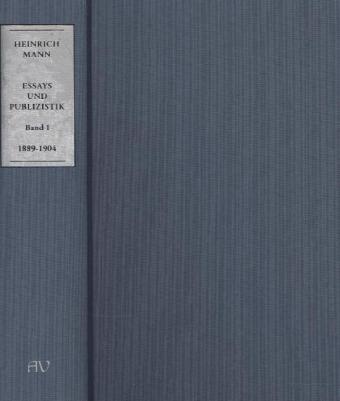 Essays und Publizistik