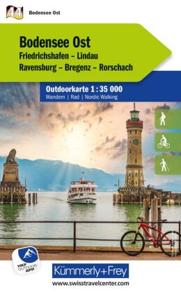 Kümmerly+Frey Outdoorkarte Deutschland 44 Bodensee Ost 1:35.000