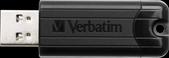 VERBATIM USB 3.0 Drive 64GB Pinstripe, schwarz