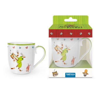 TRÖTSCH - Pettersson und Findus Kindertasse Geschenktasse aus Porzellan Findus