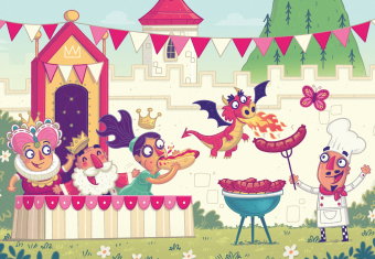 Ravensburger Kinderpuzzle Puzzle&Play 05596 - Royale Party - 2x24 Teile Puzzle für Kinder ab 4 Jahre