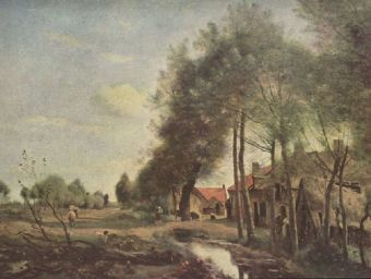 Jean-Baptiste-Camille Corot - Straße in Sin-Le-Noble - 1.000 Teile (Puzzle)