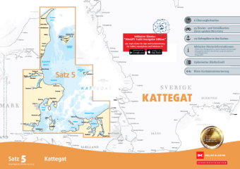 Sportbootkarten Satz 5: Kattegat (Ausgabe 2025)