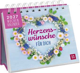 Mini-Wochenkalender 2027: Herzenswünsche für dich