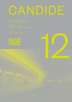 Candide. Journal for Architectural Knowledge