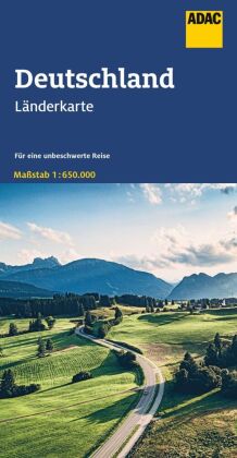 ADAC Länderkarte Deutschland 1:650.000