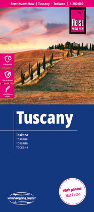 Reise Know-How Landkarte Toskana | Tuscany (1:200.000)