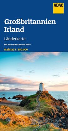 ADAC Länderkarte Großbritannien, Irland 1:650.000