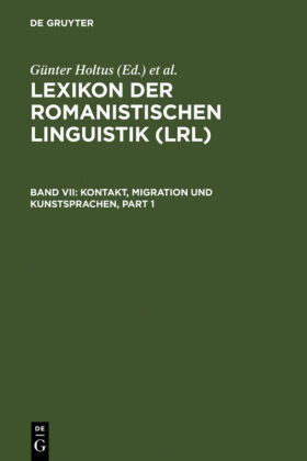 Kontakt, Migration und Kunstsprachen, 2 Teile