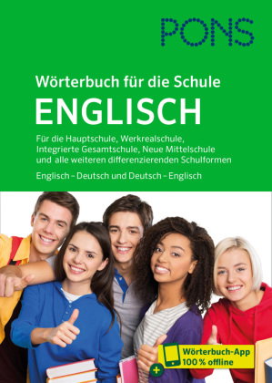 PONS Wörterbuch für die Schule Englisch, m. Buch, m. Online-Zugang