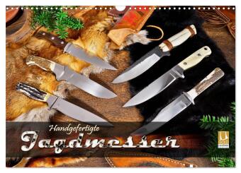 Handgefertigte Jagdmesser (Wandkalender 2024 DIN A3 quer), CALVENDO Monatskalender