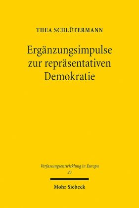 Ergänzungsimpulse zur repräsentativen Demokratie