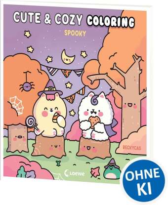 Cute & Cozy Coloring - Spooky