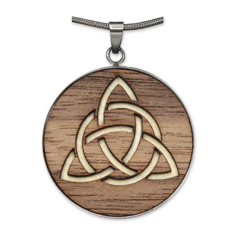 Holzschmuck "Waldzeichen" Triqueta