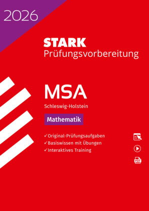 STARK Mathematik - MSA 2026 Schleswig-Holstein - Prüfungsvorbereitung, m. 1 Buch, m. 1 Beilage