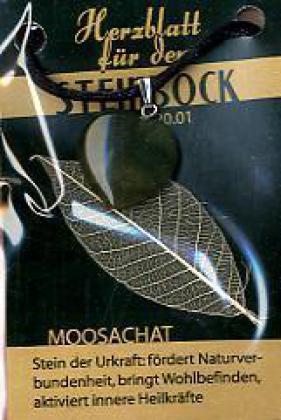 Moosachat Herzblatt, Glücksstein