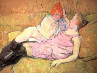 Henri de Toulouse-Lautrec - Das Sofa - 500 Teile (Puzzle)
