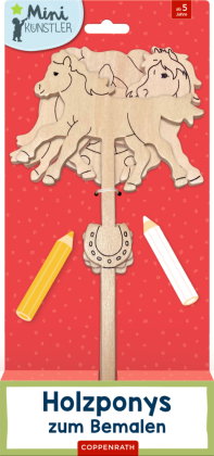 Holzponys zum Bemalen