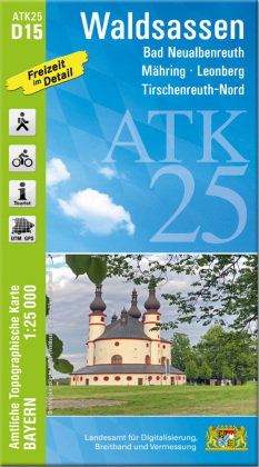 ATK25-D15 Waldsassen (Amtliche Topographische Karte 1:25000)