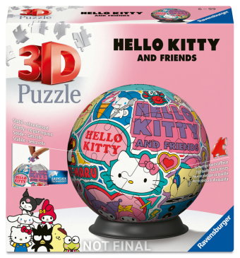 3D Puzzle-Ball Hello Kitty and Friends