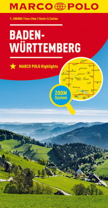 MARCO POLO Regionalkarte Deutschland 11 Baden-Württemberg 1:200.000. Bade-Wurtemberg