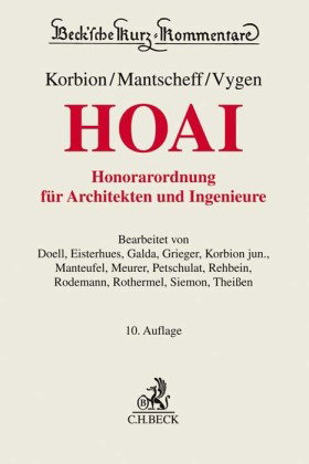 Honorarordnung für Architekten und Ingenieure (HOAI)