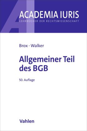 Allgemeiner Teil des BGB