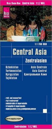 Reise Know-How Landkarte Zentralasien / Central Asia (1:1.700.000) : Usbekistan, Kirgisistan, Turkme