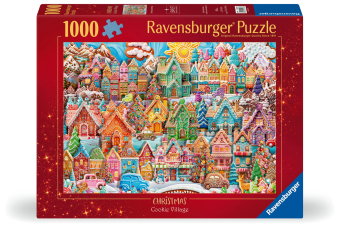 Erwachsenenpuzzle 1000 Teile - Das Dorf der Weihnachtsplätzchen