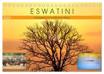 Eswatini - Königreich im südlichen Afrika (Tischkalender 2024 DIN A5 quer), CALVENDO Monatskalender