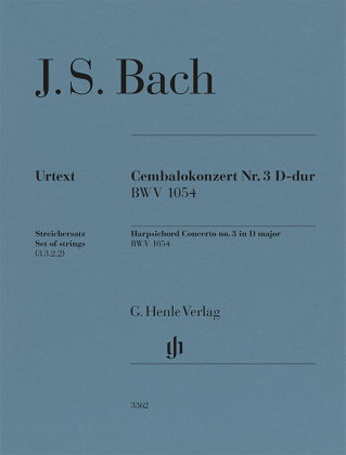 Johann Sebastian Bach - Cembalokonzert Nr. 3 D-dur BWV 1054